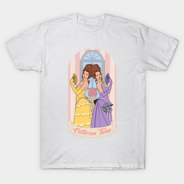 Victorian twins T-Shirt by Leo sabella